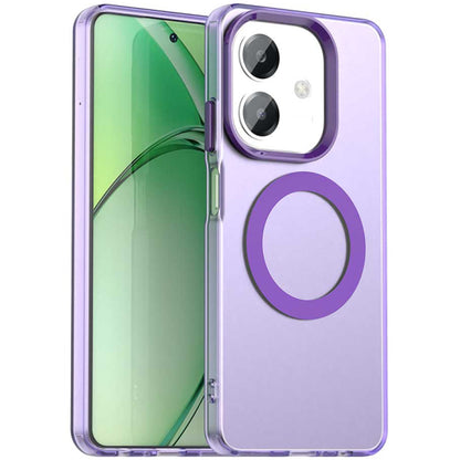 Custodia MagSafe per Oppo A3 4G / A3 5G, Techsuit, CandyCase, Viola