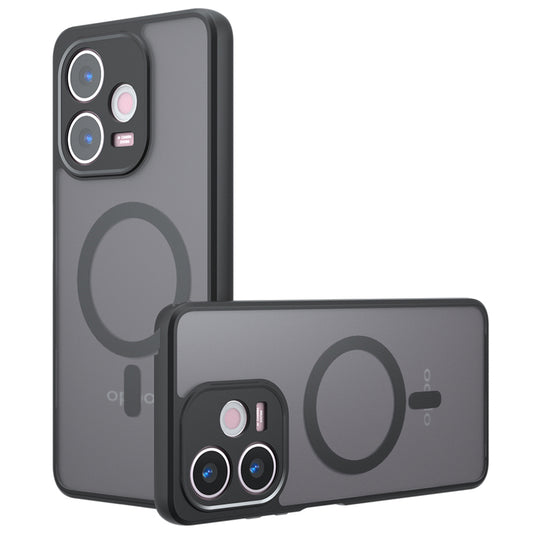 Custodia MagSafe per Oppo A5 Pro 4G / A5 Pro, Techsuit, PureFrost, Nera