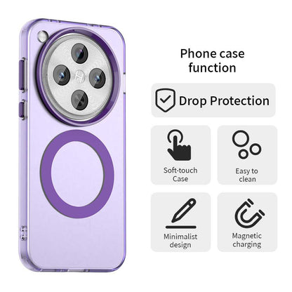 Custodia MagSafe per Oppo Find X8 Pro, Techsuit, CandyCase, Viola