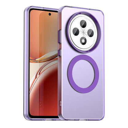 Custodia MagSafe per Oppo Reno12 FS 5G / Reno12 FS 4G / Reno12 F 4G / Reno12 F, Techsuit, CandyCase, Viola