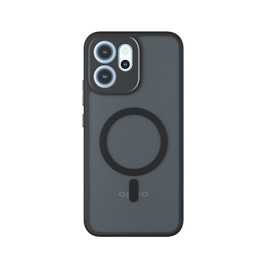 Custodia MagSafe per Oppo Reno14 FS 5G / Reno14 F, Techsuit, PureFrost, Nero Satinato