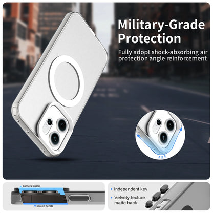 Custodia MagSafe per Oppo Reno14, Techsuit, CandyCase, Bianca