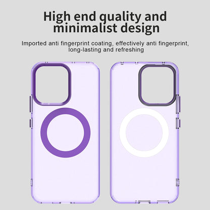 Custodia MagSafe per Oppo Reno14, Techsuit, CandyCase, Viola