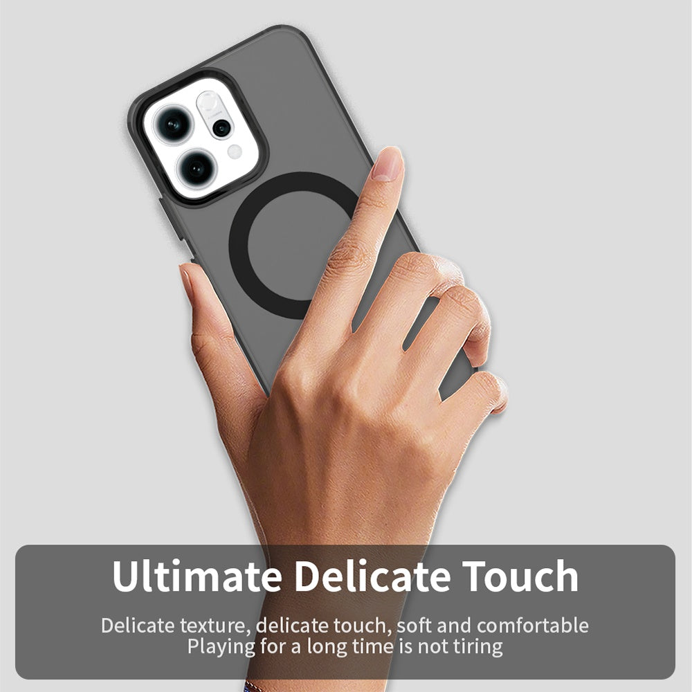 Custodia MagSafe per Oppo Reno14, Techsuit, CandyCase, Nera