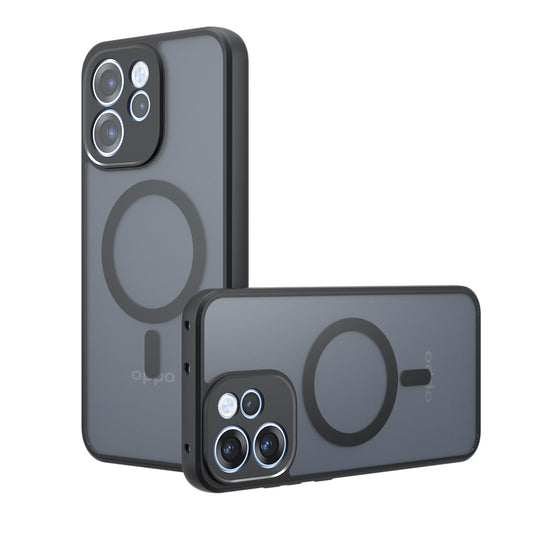 Custodia MagSafe per Oppo Reno15 FS / Reno15 F, Techsuit, PureFrost, Nero Satinato