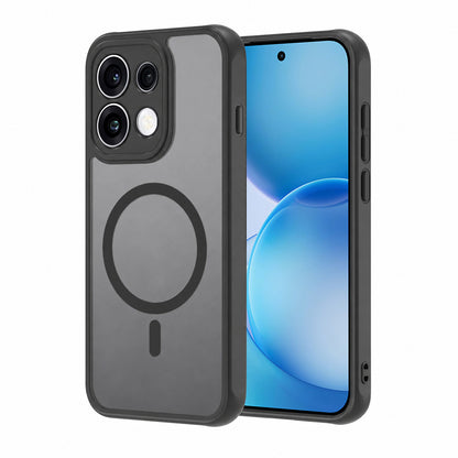 Custodia MagSafe per Oppo Reno16 Pro, Techsuit, HaloFrost II, Nera