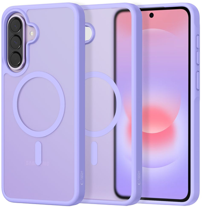 Custodia MagSafe per Samsung Galaxy A37 5G / A56 A566 / A36 A366, Tech-Protect, Magmat, Viola Opaco