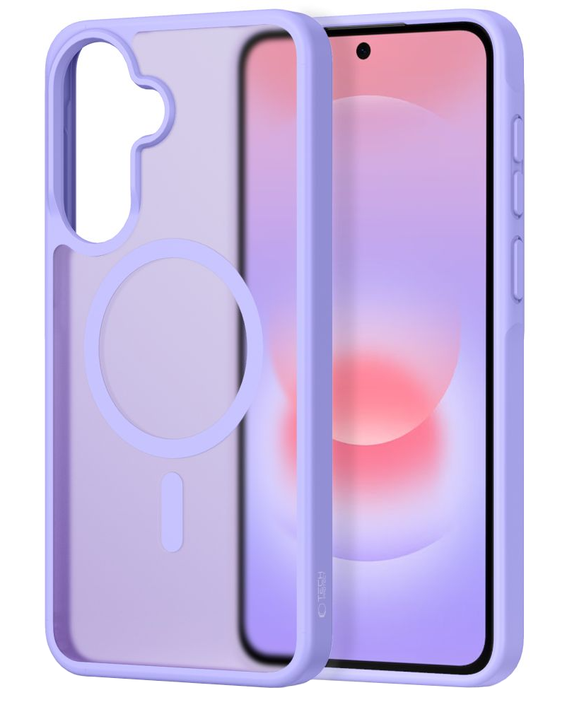 Custodia MagSafe per Samsung Galaxy A37 5G / A56 A566 / A36 A366, Tech-Protect, Magmat, Viola Opaco