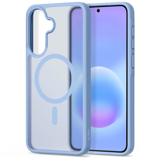 Custodia MagSafe per Samsung Galaxy A57 5G, Tech-Protect, Magmat, Blu Opaco
