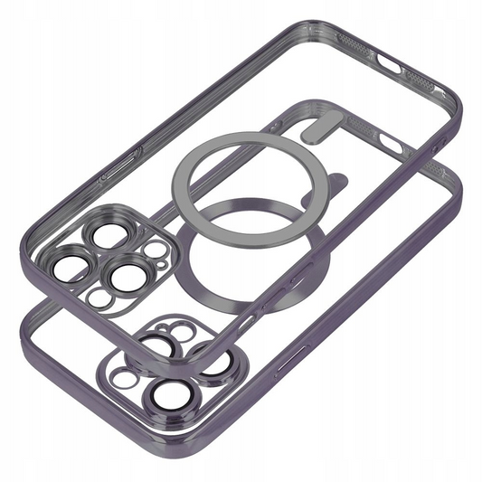 Custodia MagSafe per Samsung Galaxy S25 Ultra S938, OEM, Electro Mag, Rossa