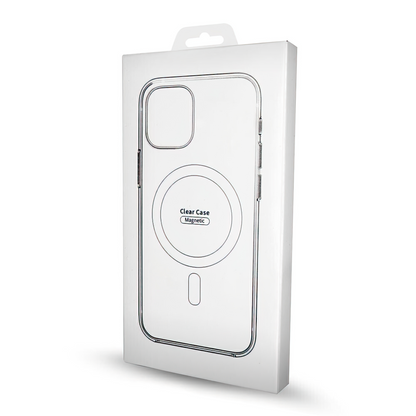Custodia MagSafe per Samsung Galaxy A57 5G, OEM, 1800 Gauss, Trasparente