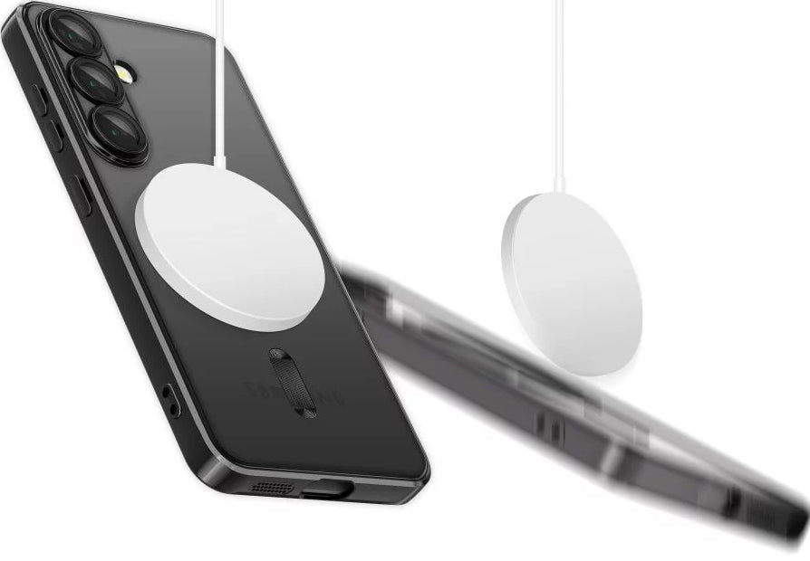 Custodia MagSafe per Samsung Galaxy S25 Edge S937, Tech-Protect, Magflex, Nera