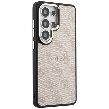 Custodia MagSafe per Samsung Galaxy S26 Ultra S948, Guess, 4G Embossed Ring, Rosa