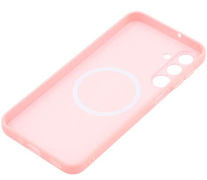 Custodia MagSafe per Samsung Galaxy S25 Ultra S938, OEM, Astronauta Cartoon, Rosa