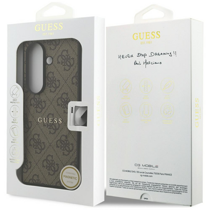 Custodia MagSafe per Samsung Galaxy Z Fold7 F966, Guess, 4G Classic, Marrone, Ricondizionata