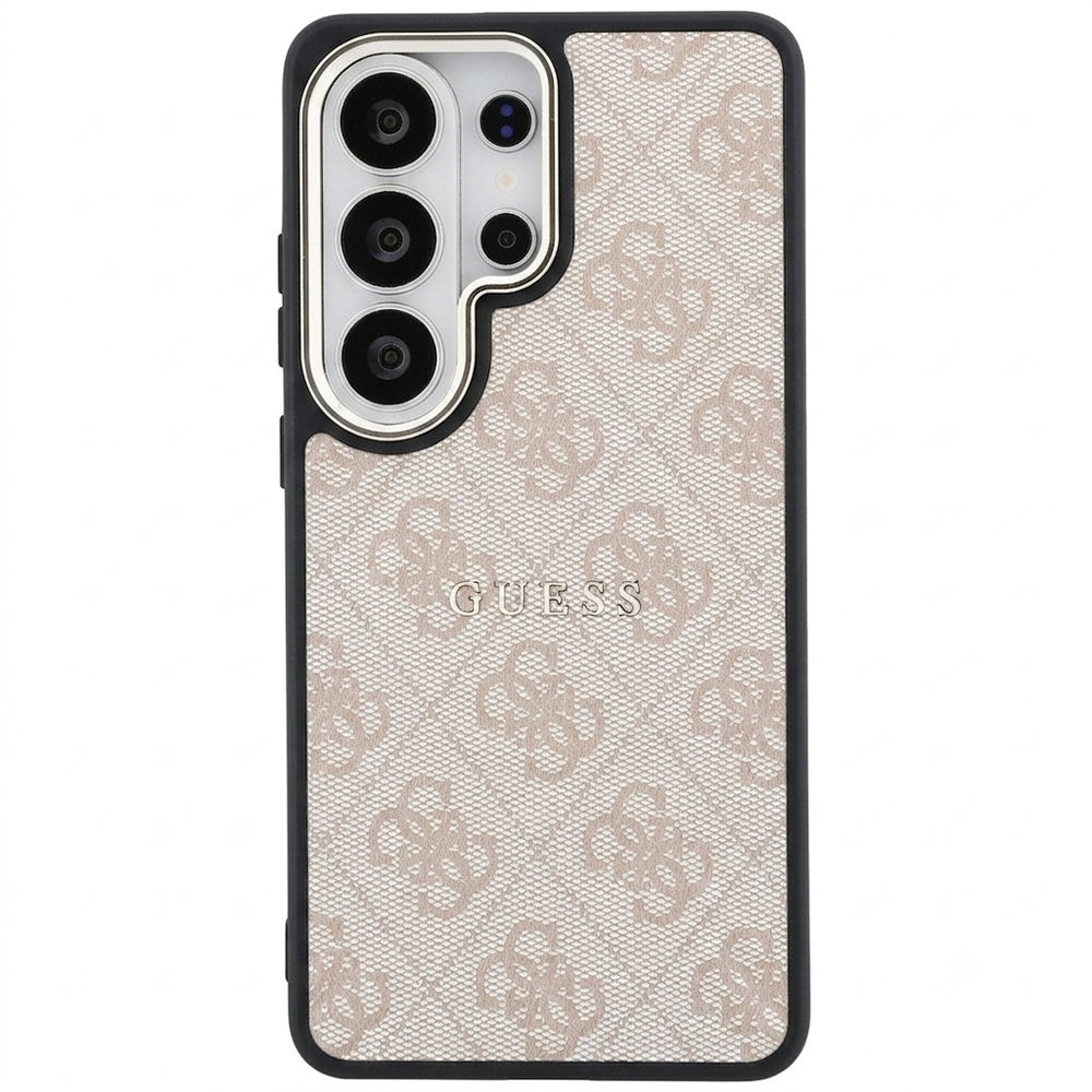 Custodia MagSafe per Samsung Galaxy S26 Ultra S948, Guess, 4G Embossed Ring, Rosa