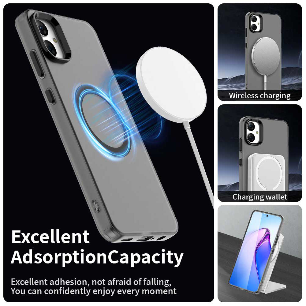 Custodia MagSafe per Samsung Galaxy A05 A055, Techsuit, CandyCase, Nera
