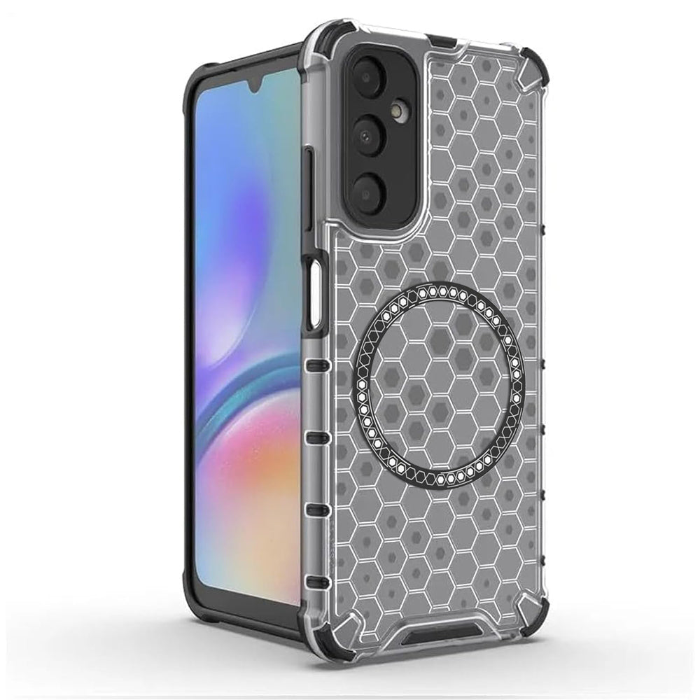 Custodia MagSafe per Samsung Galaxy A05s A057, Techsuit, HoneyComb Shield, Bianca