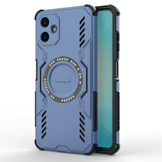Custodia MagSafe per Samsung Galaxy A06 A065, Techsuit, ArmorMag, Blu