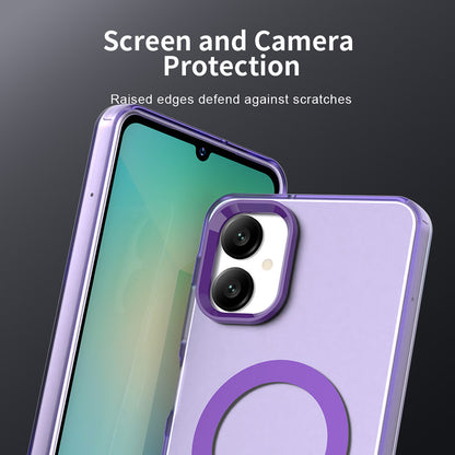 Custodia MagSafe per Samsung Galaxy A06 A065, Techsuit, CandyCase, Viola