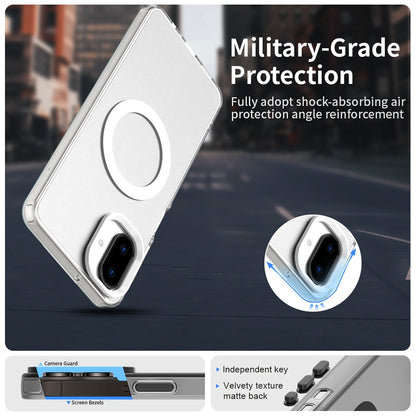 Custodia MagSafe per Samsung Galaxy A07 4G A075, Techsuit, CandyCase, Bianca