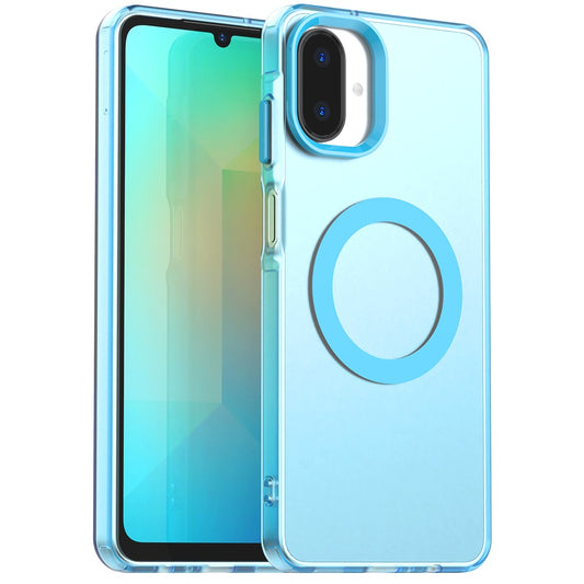 Custodia MagSafe per Samsung Galaxy A07 4G A075, Techsuit, CandyCase, Blu