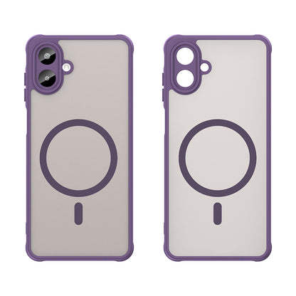 Custodia MagSafe per Samsung Galaxy A07 4G A075, Techsuit, HaloFrost II, Viola