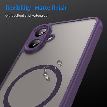 Custodia MagSafe per Samsung Galaxy A07 4G A075, Techsuit, HaloFrost II, Viola