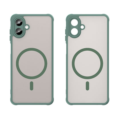 Custodia MagSafe per Samsung Galaxy A07 4G A075, Techsuit, HaloFrost II, Verde