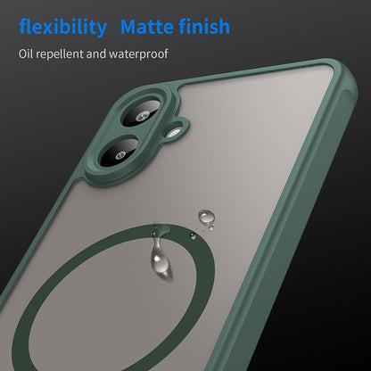 Custodia MagSafe per Samsung Galaxy A07 4G A075, Techsuit, HaloFrost II, Verde
