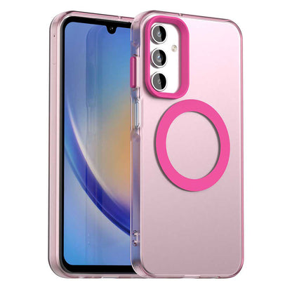 MagSafe Case for Samsung Galaxy A15 5G A156 / A15 A155, Techsuit, CandyCase, Pink