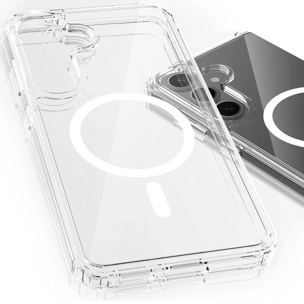 Custodia MagSafe per Samsung Galaxy A16 5G A166 / A16 4G A165, 3MK, Armor MagCase, Trasparente