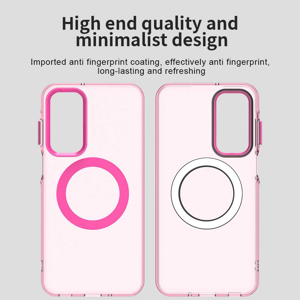 Custodia MagSafe per Samsung Galaxy A16 5G A166 / A16 4G A165, Techsuit, CandyCase, Rosa