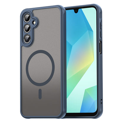 Custodia MagSafe per Samsung Galaxy A16 5G A166 / A16 4G A165, Techsuit, HaloFrost II, Blu Navy