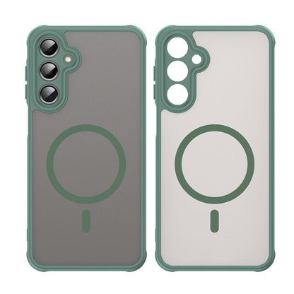 Custodia MagSafe per Samsung Galaxy A16 5G A166 / A16 4G A165, Techsuit, HaloFrost II, Verde