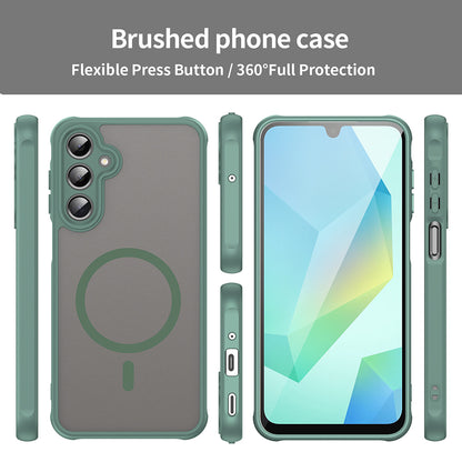 Custodia MagSafe per Samsung Galaxy A16 5G A166 / A16 4G A165, Techsuit, HaloFrost II, Verde