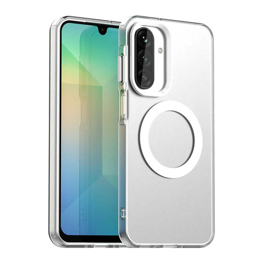Custodia MagSafe per Samsung Galaxy A17 5G, Techsuit, CandyCase, Bianca
