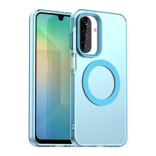 Custodia MagSafe per Samsung Galaxy A17 5G, Techsuit, CandyCase, Blu