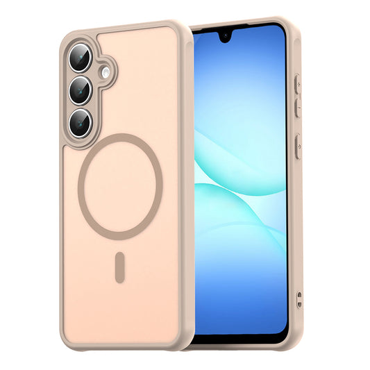 Custodia MagSafe per Samsung Galaxy A17 5G, Techsuit, HaloFrost II, Dorata