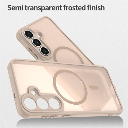 Custodia MagSafe per Samsung Galaxy A17 5G, Techsuit, HaloFrost II, Dorata