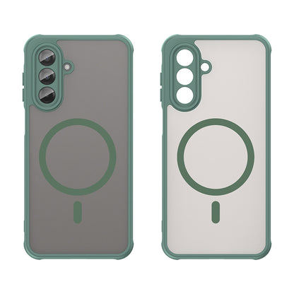 Custodia MagSafe per Samsung Galaxy A17 5G, Techsuit, HaloFrost II, Verde