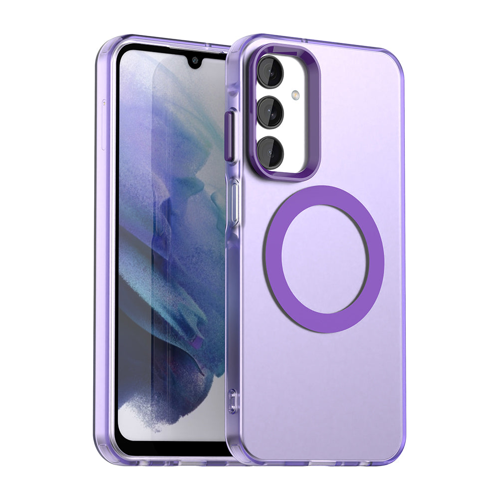 Custodia MagSafe per Samsung Galaxy A25 A256, Techsuit, CandyCase, Viola