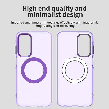 Custodia MagSafe per Samsung Galaxy A25 A256, Techsuit, CandyCase, Viola