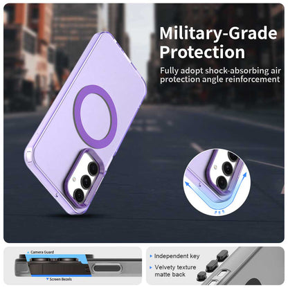 Custodia MagSafe per Samsung Galaxy A25 A256, Techsuit, CandyCase, Viola