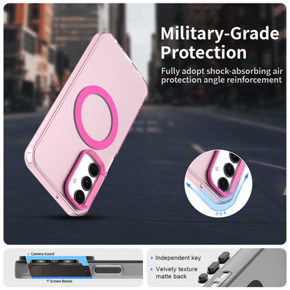 Custodia MagSafe per Samsung Galaxy A25 A256, Techsuit, CandyCase, Rosa