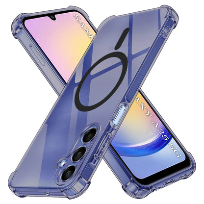 Custodia MagSafe per Samsung Galaxy A25 A256, Techsuit, Shockproof Clear, Fumè