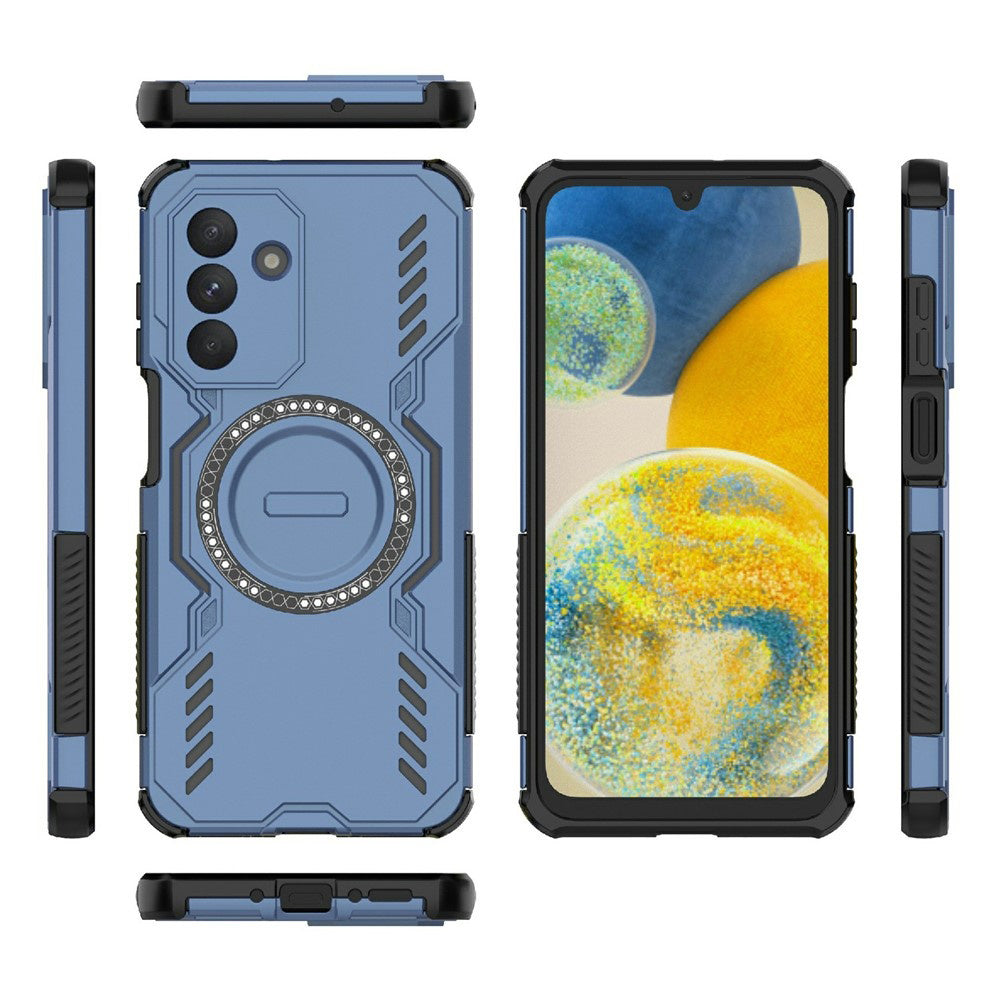 Custodia MagSafe per Samsung Galaxy A26 A266, Techsuit, ArmorMag, Blu
