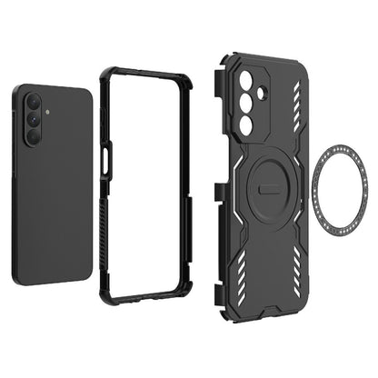 Custodia MagSafe per Samsung Galaxy A26 A266, Techsuit, ArmorMag, Blu