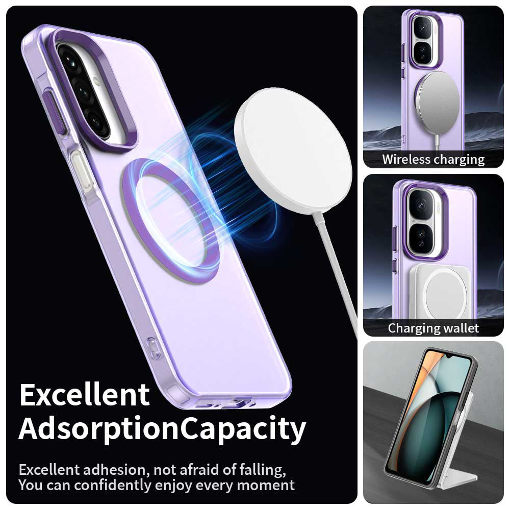Custodia MagSafe per Samsung Galaxy A26 A266, Techsuit, CandyCase, Viola