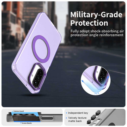 Custodia MagSafe per Samsung Galaxy A26 A266, Techsuit, CandyCase, Viola